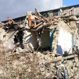 Accumoli dopo il terremoto