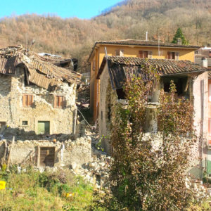 Accumoli dopo il terremoto